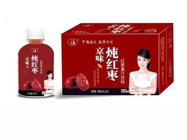 九州华洋京味炖红枣红枣果汁饮料380mlx15瓶