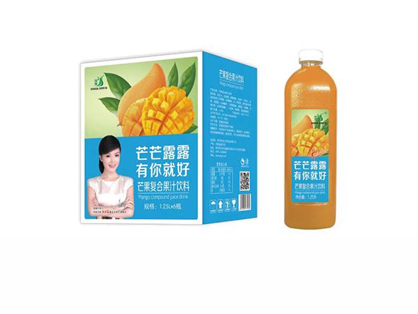 九州华洋 芒果复合果汁饮料1.25LX6瓶