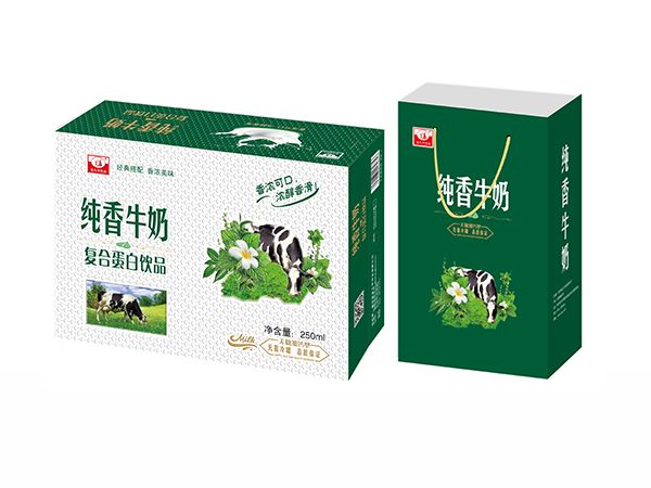 九州华洋纯香牛奶复合蛋白饮品250mlx16盒