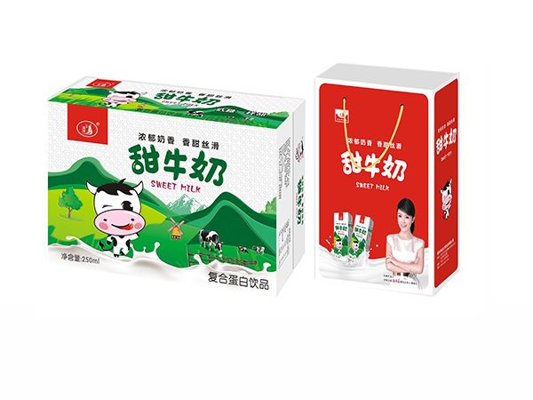 九州华洋甜牛奶复合蛋白饮品250mlx16盒
